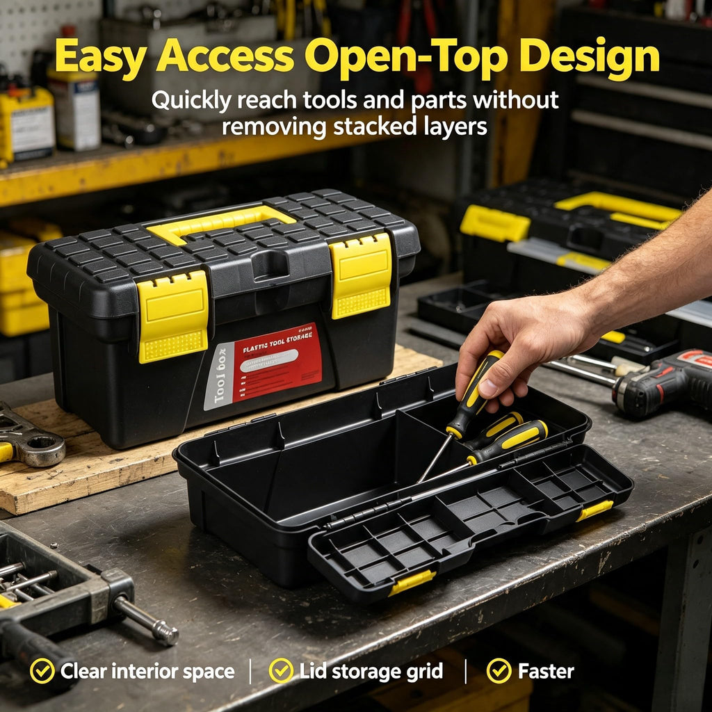 10 Inch Plastic Storage Tool Box E4499