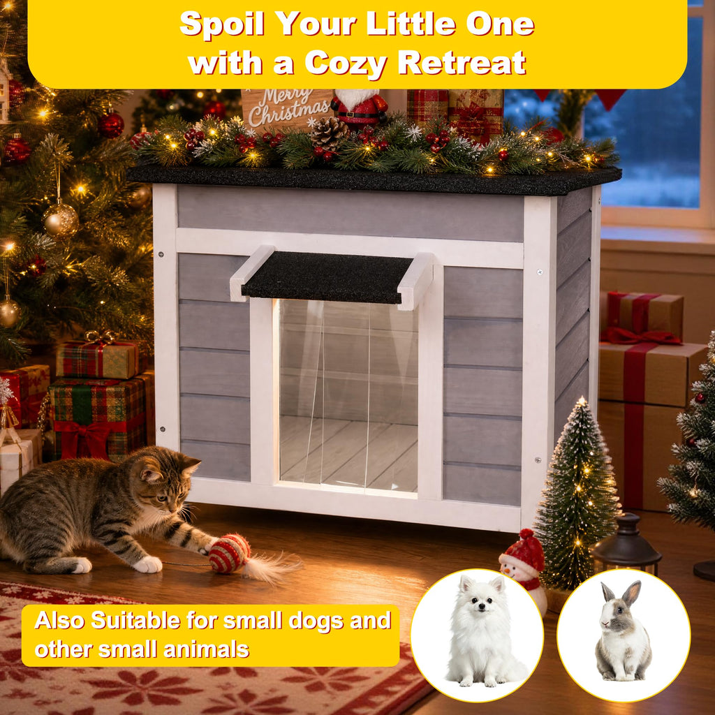 Insulated Outdoor Cat House J98795