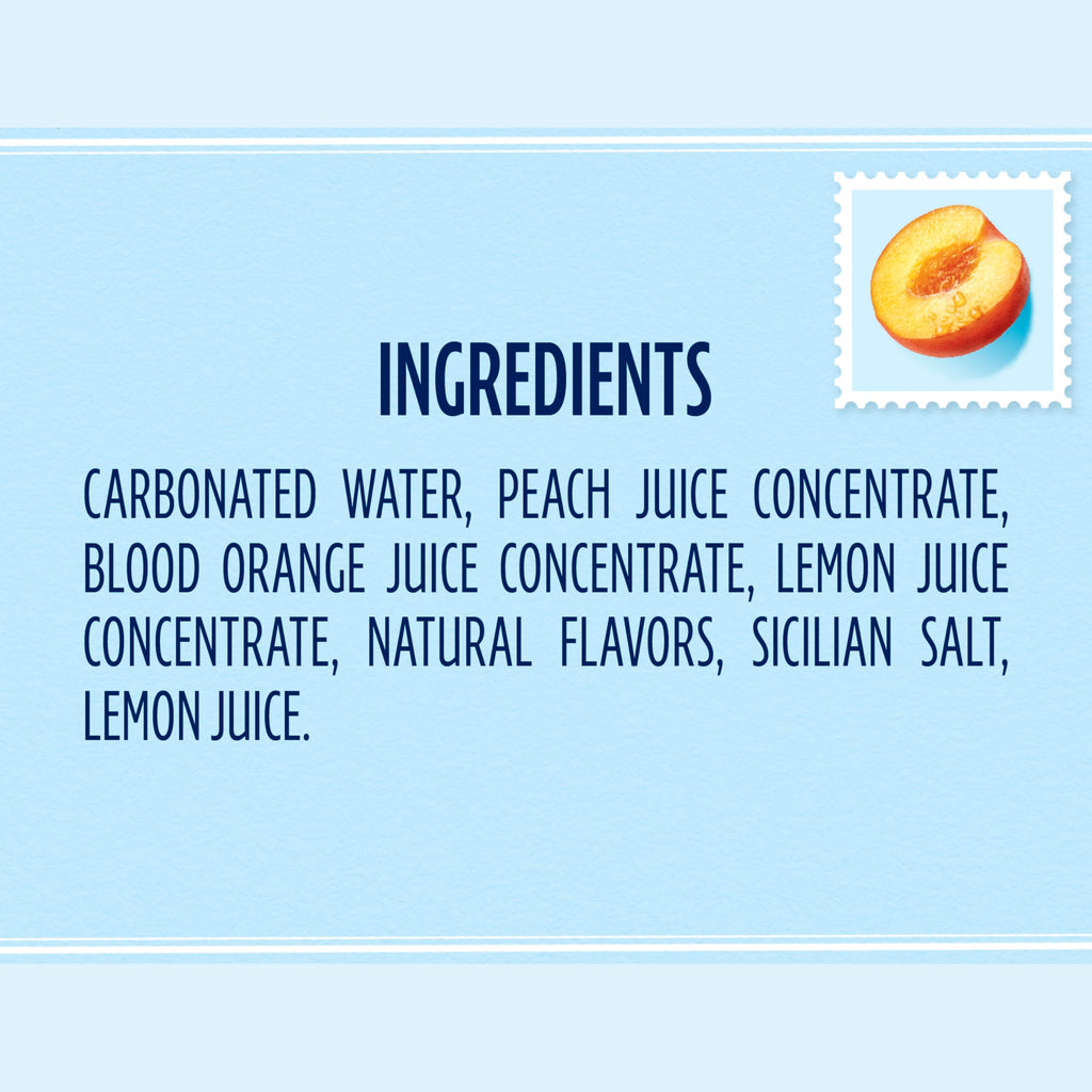 Peach Sparkling Water 24 Pack M4244