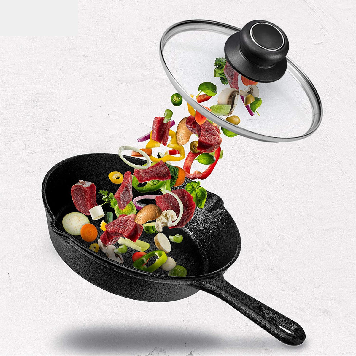 12 Inch Tempered Glass Pan Lid W838