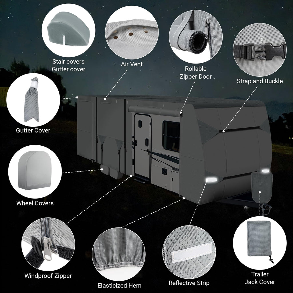 18-20 ft Travel Trailer RV Cover P703