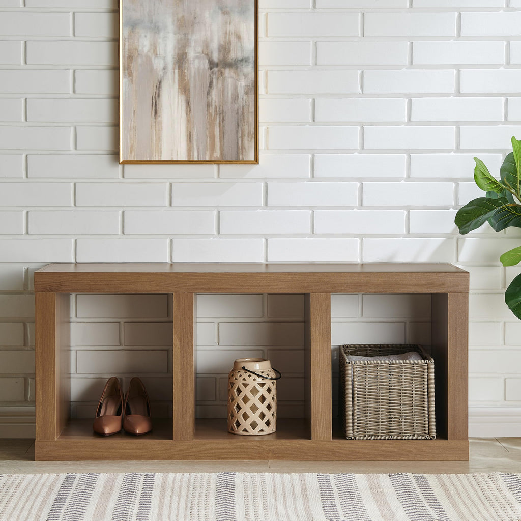 58" Wooden TV Stand with Open Storage F3855