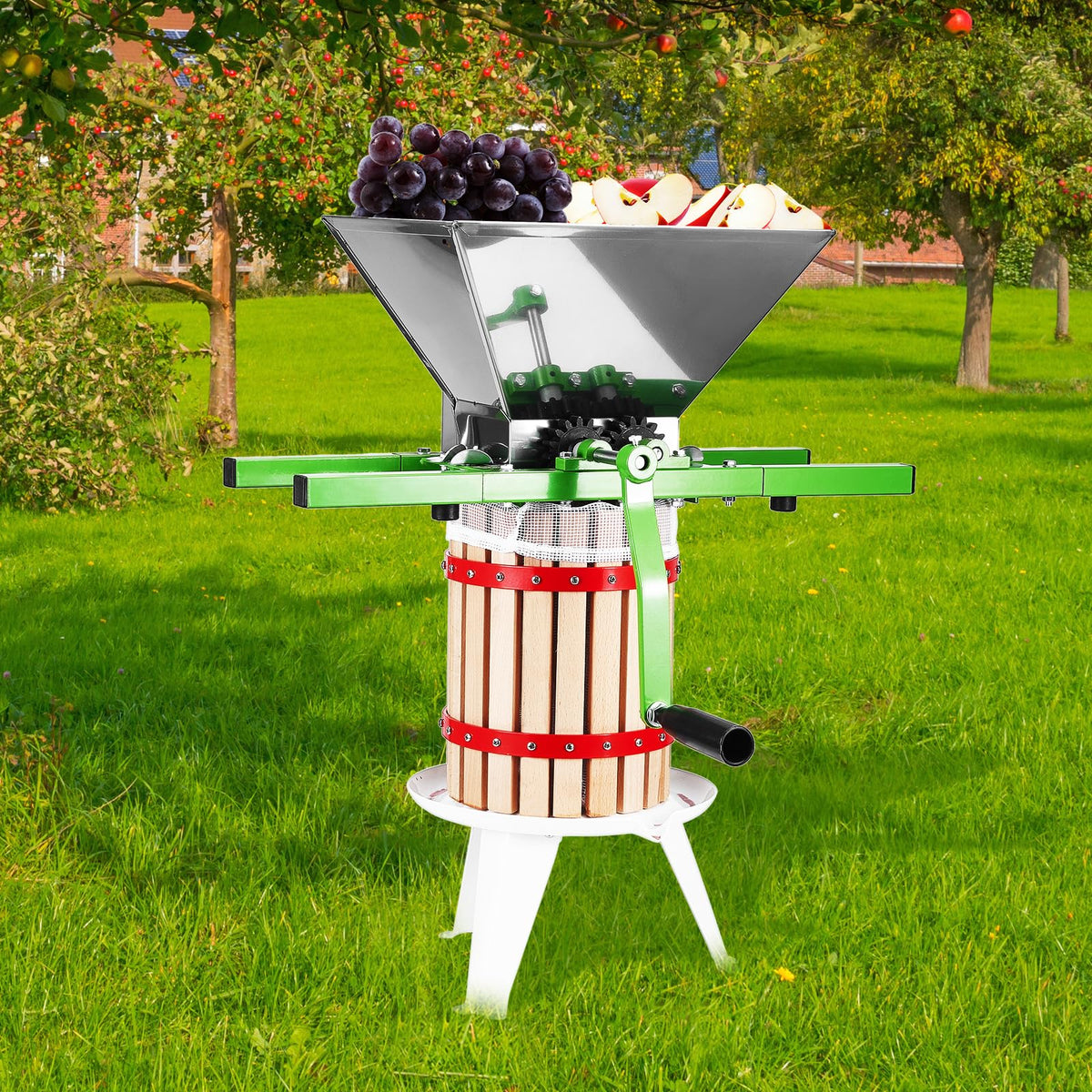 7L Stainless Steel Manual Fruit Crusher Z949241