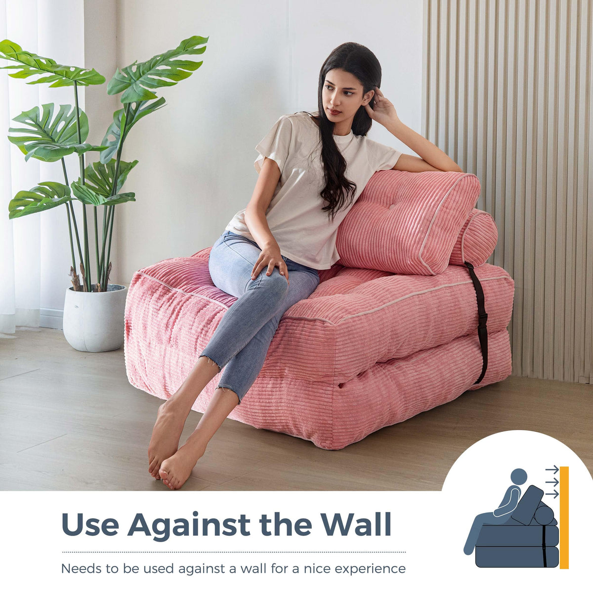 Folding Sofa Bed with Pillow M93878