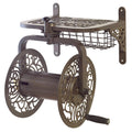 Bronze Cast Aluminum Garden Hose Reel G809