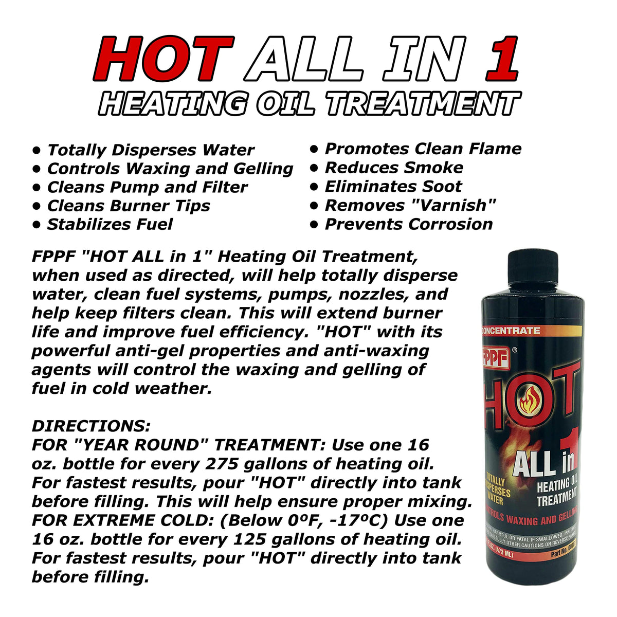 16 oz Heating Oil Treatment X14690