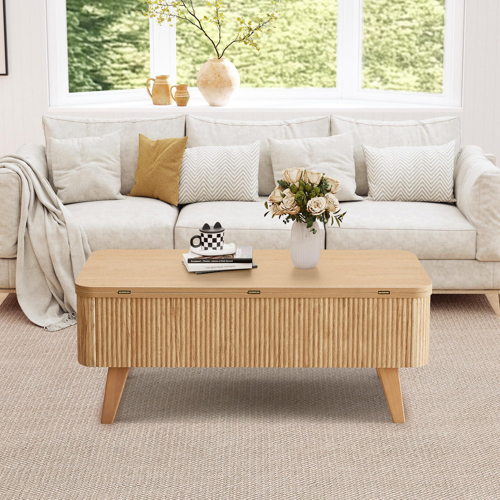 3 in 1 Lift Top Convertible Coffee Table with Storage G7326
