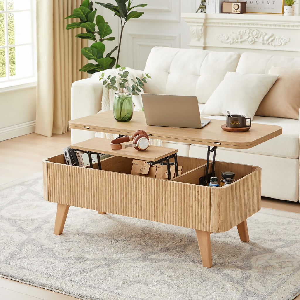 3 in 1 Lift Top Convertible Coffee Table with Storage G7326