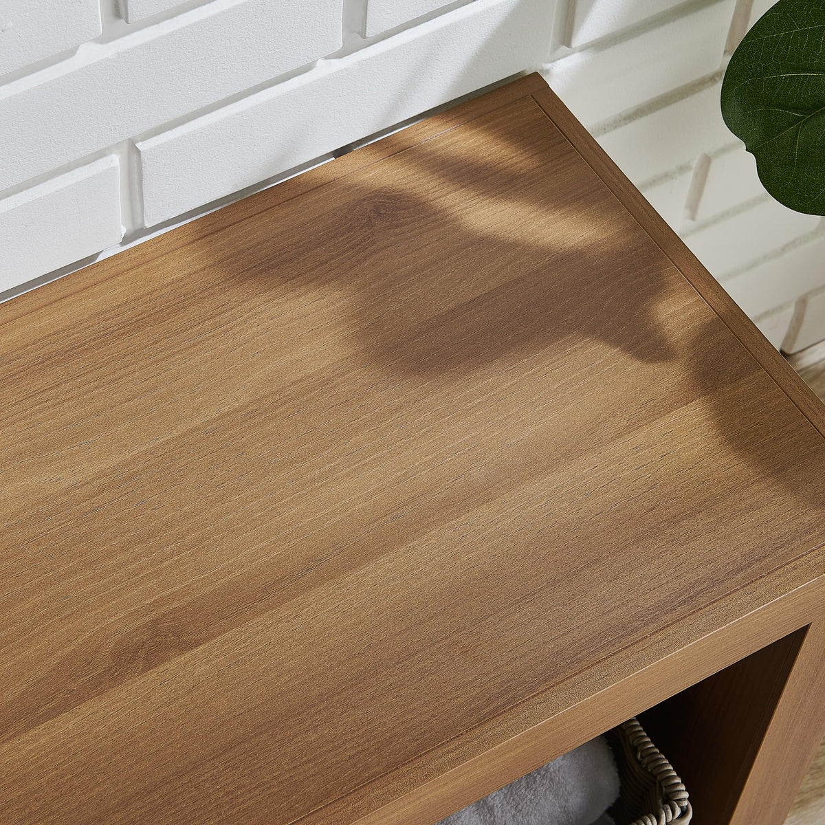 58" Wooden TV Stand with Open Storage F3855